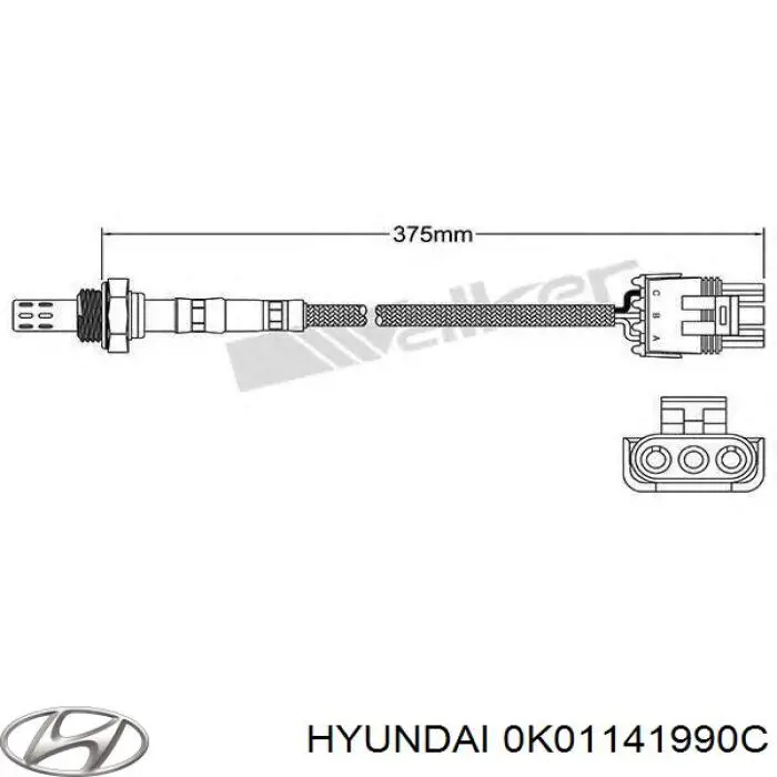  0K01141990C Hyundai/Kia