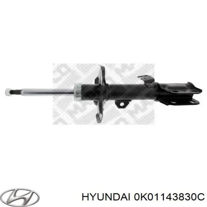 0K01143830C Hyundai/Kia Шланг тормозной левый передний