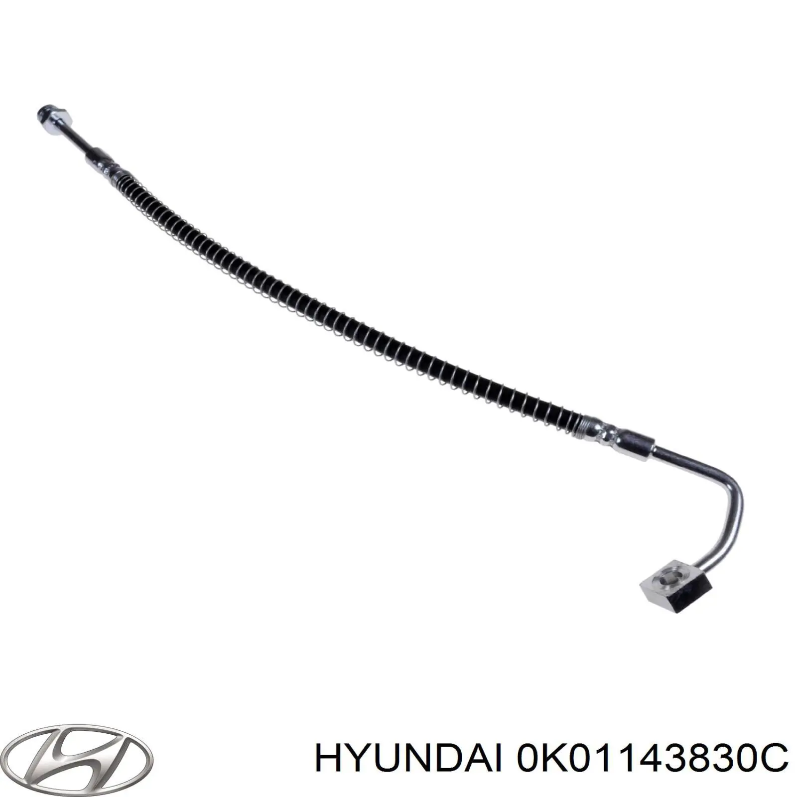Купить 0K01143830C Hyundai/Kia Шланг тормозной передний левый
