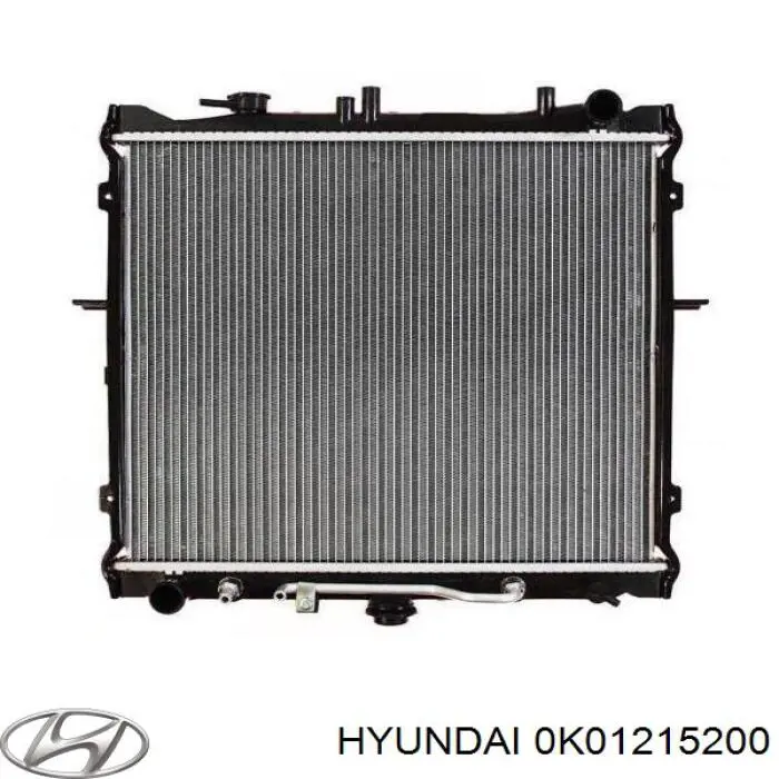 0K01215200 Hyundai/Kia Радиатор основной
