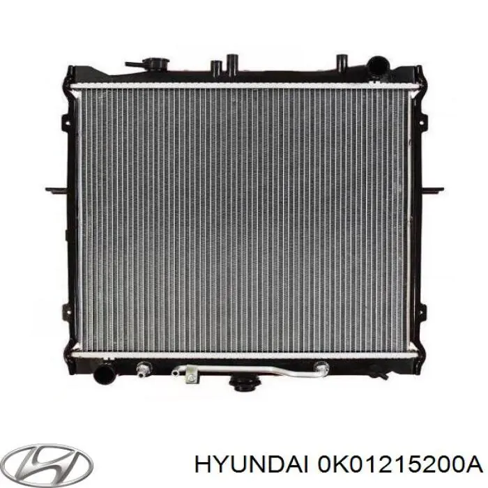 0K01215200A Hyundai/Kia радиатор