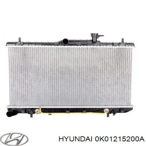 Радиатор охлаждения двигателя Hyundai/Kia 0K01215200A цена, от 117.95 USD