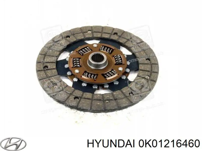Диск сцепления Hyundai/Kia 0K01216460