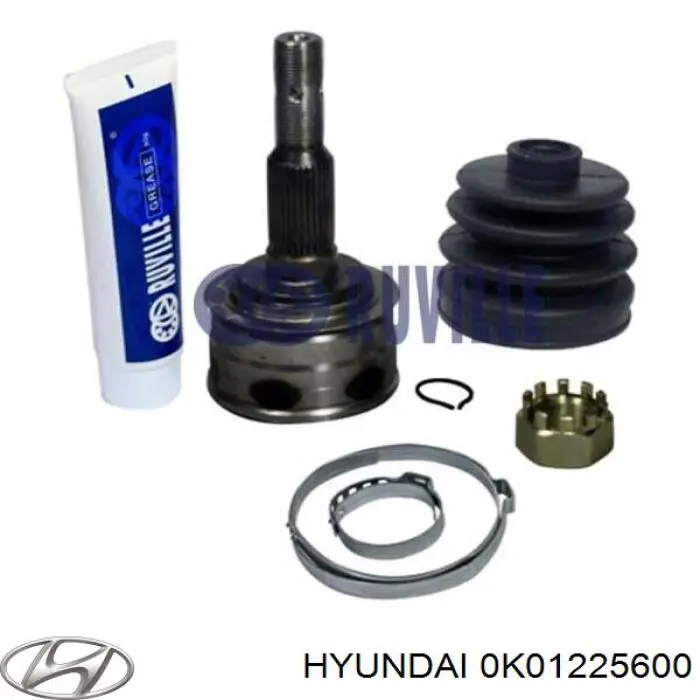 OK01125600 Hyundai/Kia Полуось передняя левая