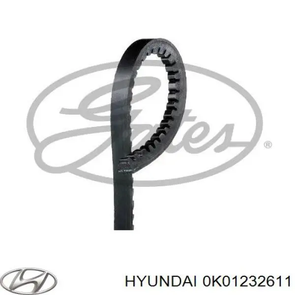 Клиновый ремень Hyundai/Kia 0K01232611 цена, от 4.44 USD