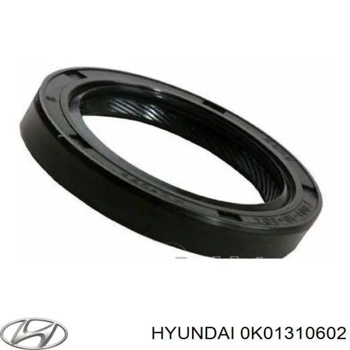 Anillo retén, árbol de levas delantero 0K01310602 Hyundai/Kia