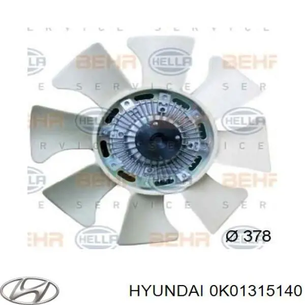 Вискозная муфта Hyundai/Kia 0K01315140 цена, от 130.50 USD