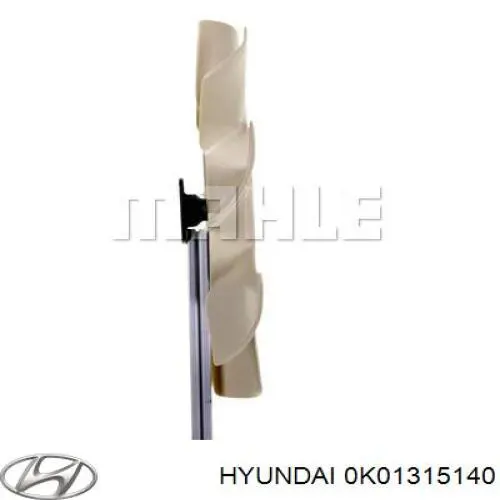 Вискомуфта вентилятора 0K01315140 Hyundai/Kia