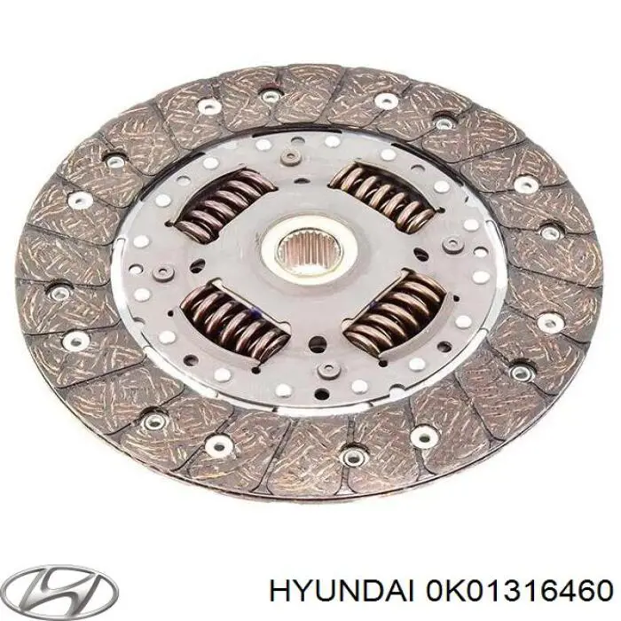 0K01316460 Hyundai/Kia диск сцепления