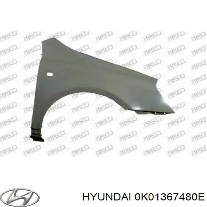 0K01367480E Hyundai/Kia Бачок омывателя стекла