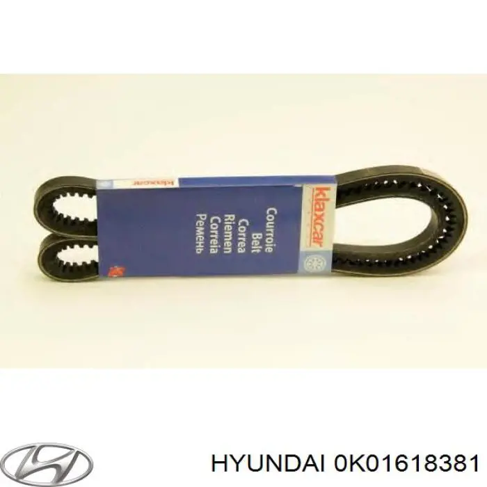 Клиновый ремень Hyundai/Kia 0K01618381 цена, от 5.12 USD