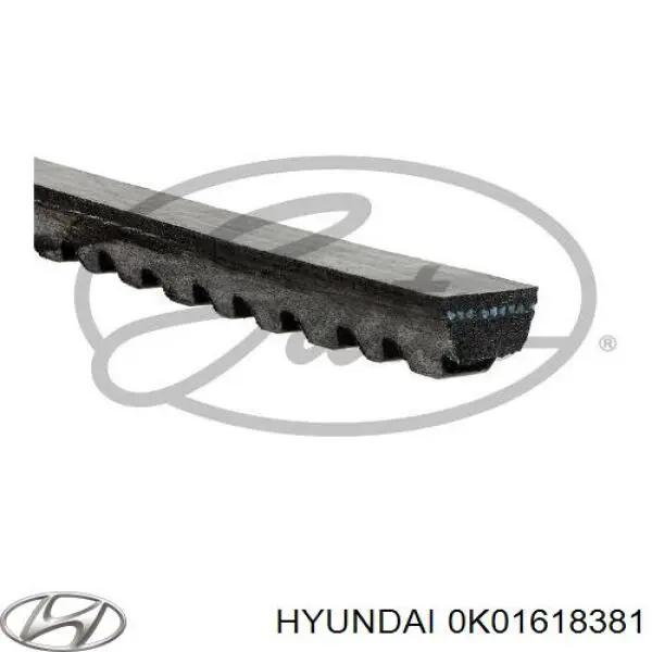 Купить 0K01618381 Hyundai/Kia Ремень генератора