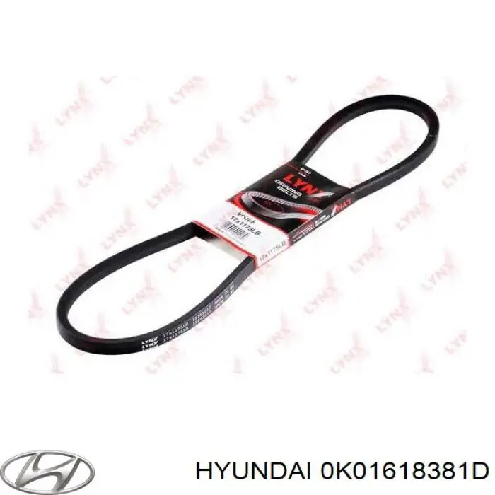 0K01618381D Hyundai/Kia correia dos conjuntos de transmissão