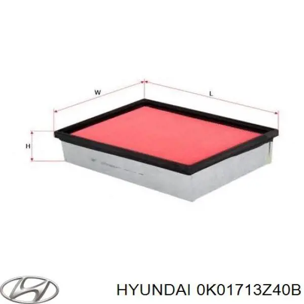 Купить 0K01713Z40B Hyundai/Kia Автомобильный фильтр воздуха