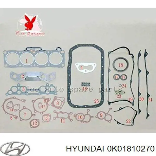 Комплект прокладок двигателя OK01810270 Hyundai/Kia