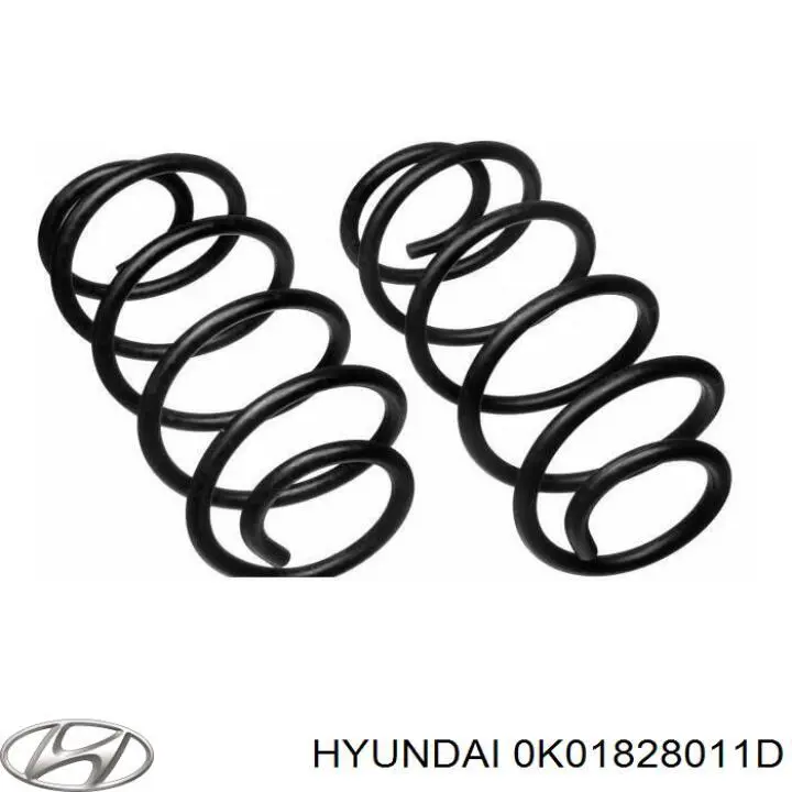0K01828011D Hyundai/Kia пружина задняя