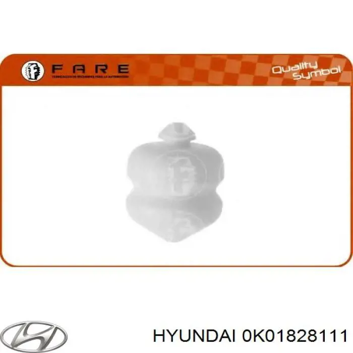 Буфер-отбойник амортизатора заднего Hyundai/Kia 0K01828111 цена, от 3.55 USD