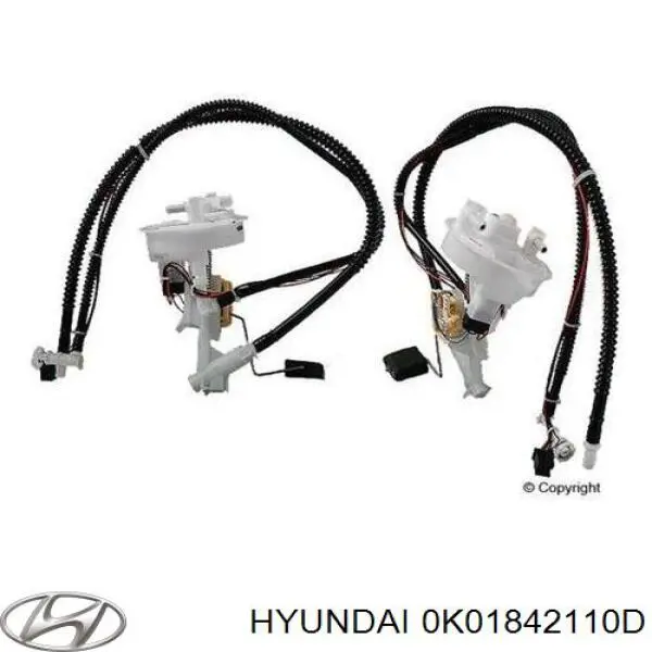 0K01842110D Hyundai/Kia бак топливный