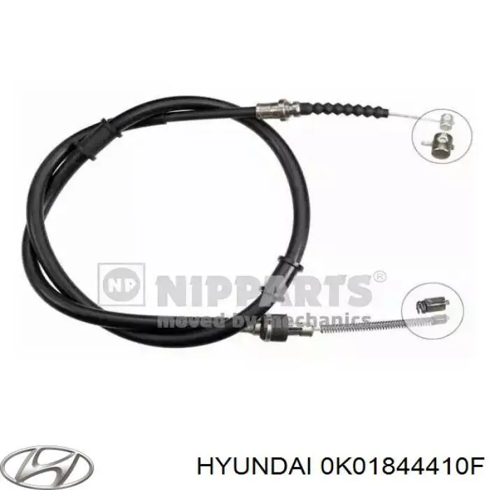 Трос стояночного тормоза задний правый Hyundai/Kia 0K01844410F цена, от 15.24 USD