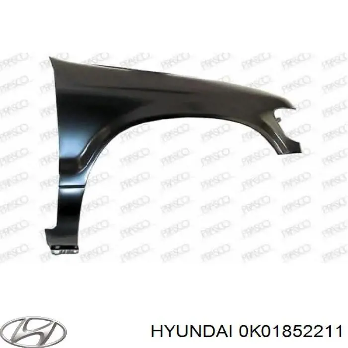 Купить 0K01L52211 Hyundai/Kia Крыло переднее правое
