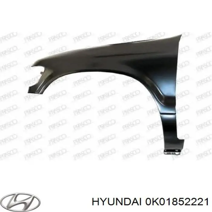 Купить 0K01852221 Hyundai/Kia Крыло переднее левое