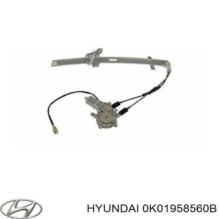 0K01958560B Hyundai/Kia механизм стеклоподъемника двери передней правой