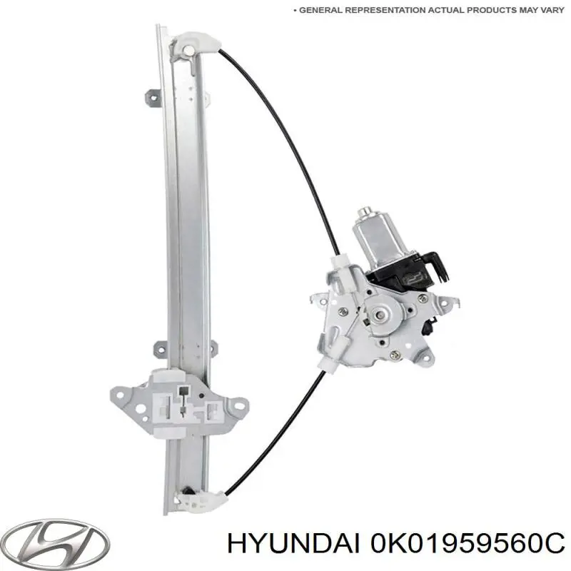 Механизм стеклоподъемника водительской двери Hyundai/Kia 0K01959560C цена, от 56.50 USD