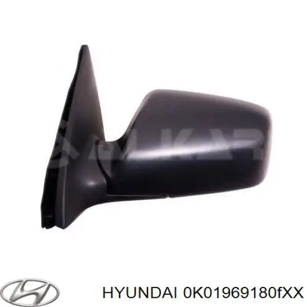 Зеркало заднего вида, левое Hyundai/Kia 0K01969180FXX цена, от 182.89 USD