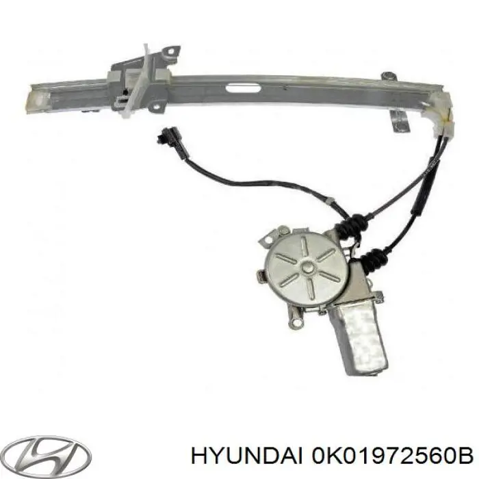 0K01972560 Hyundai/Kia механизм стеклоподъемника двери задней правой