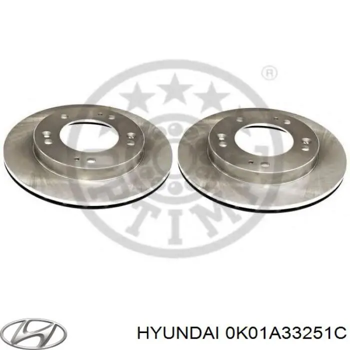 Тормоз дисковый передний Hyundai/Kia 0K01A33251C цена, от 30.87 USD
