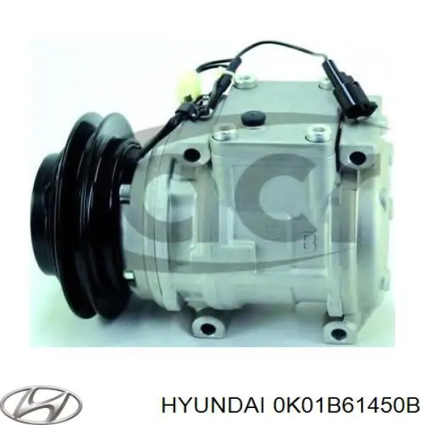 Компрессор кондиционера 0K01B61450B Hyundai/Kia