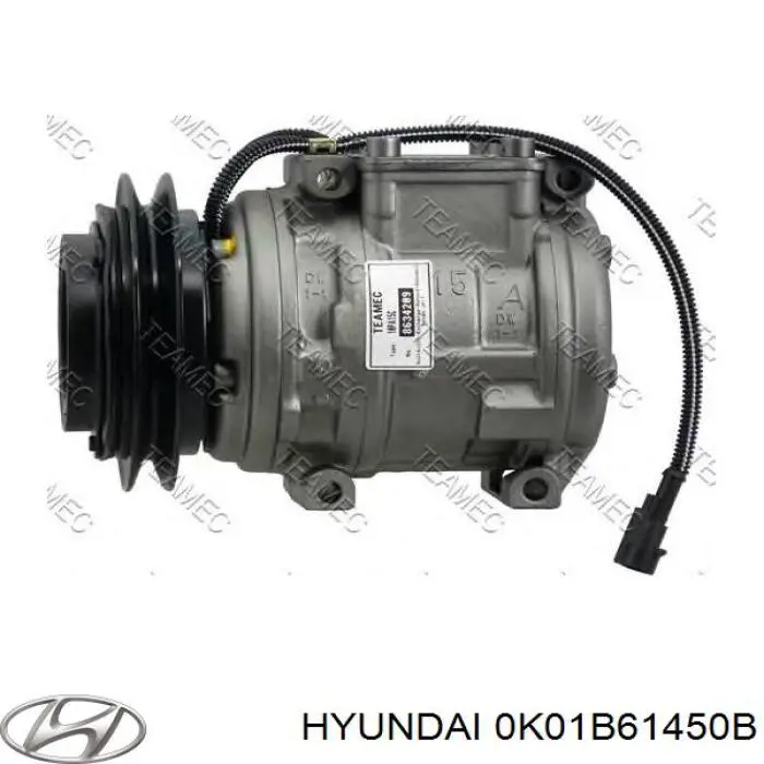 Купить 0K01B61450B Hyundai/Kia Компрессор климатической установки