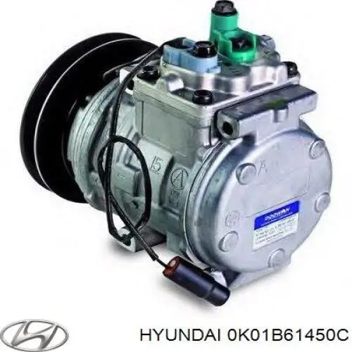 Компрессор кондиционера 0K01B61450C Hyundai/Kia