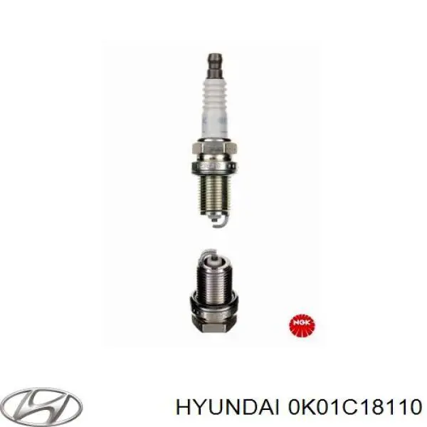 0K01C18110 Hyundai/Kia свечи