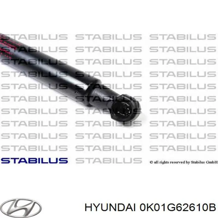 Амортизатор задней двери Hyundai/Kia 0K01G62610B цена, от 5.63 USD
