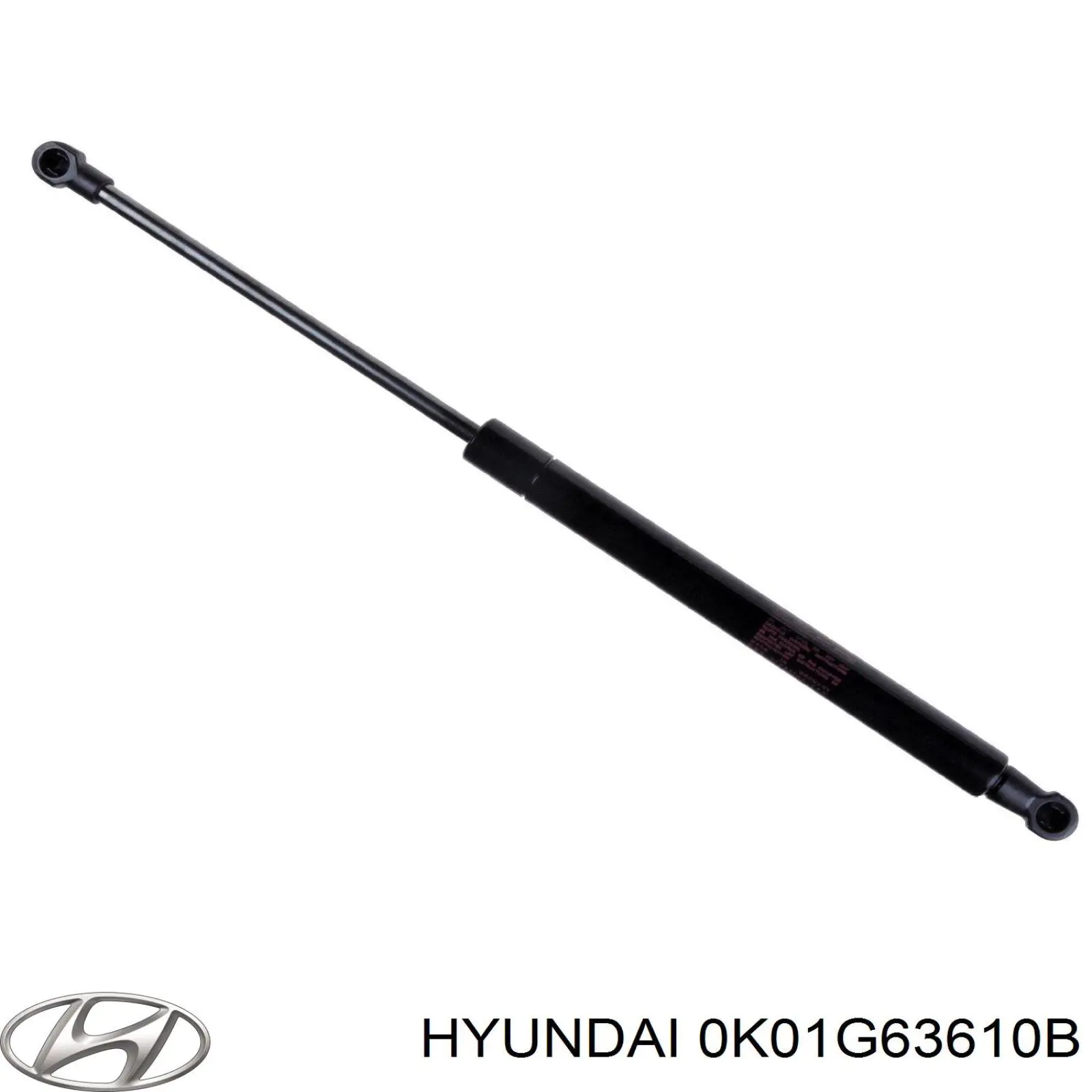 0K01G63610B Hyundai/Kia amortecedor de tampa de porta-malas (de 3ª/5ª porta traseira)