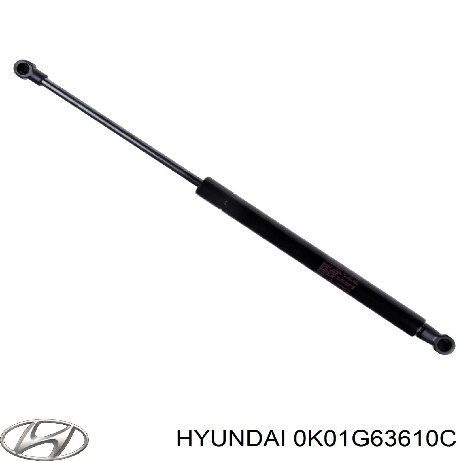 0K01G63610C Hyundai/Kia amortecedor de tampa de porta-malas (de 3ª/5ª porta traseira)