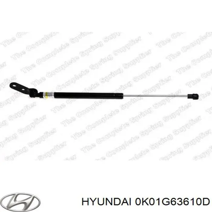 0K01G63610D Hyundai/Kia amortecedor de tampa de porta-malas (de 3ª/5ª porta traseira)