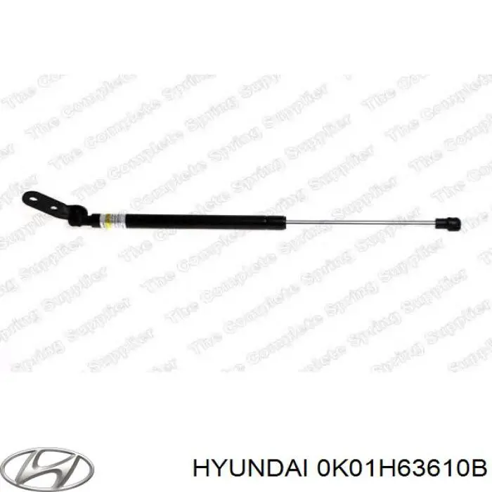 0K01H63610A Hyundai/Kia amortecedor de tampa de porta-malas (de 3ª/5ª porta traseira)