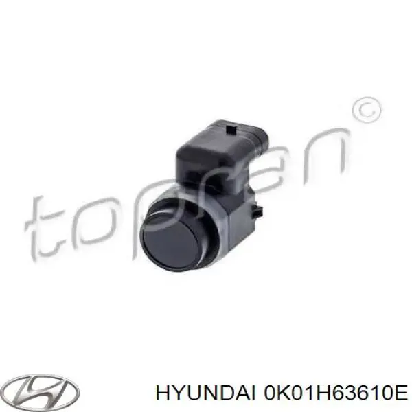 0K01H63610E Hyundai/Kia amortecedor de tampa de porta-malas (de 3ª/5ª porta traseira)