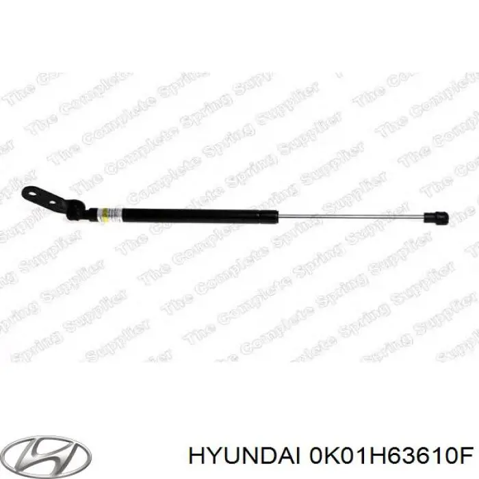 0K01H63610F Hyundai/Kia amortecedor de tampa de porta-malas (de 3ª/5ª porta traseira)