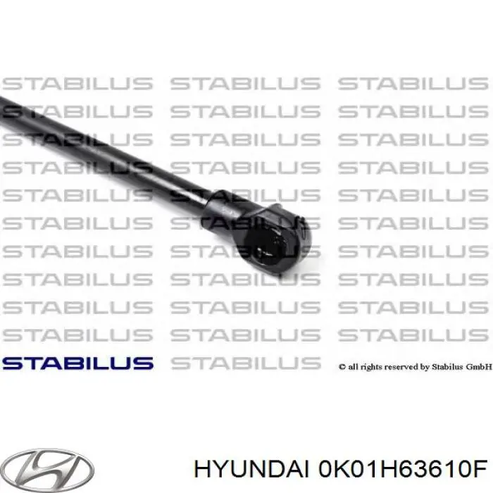 Амортизатор задней двери Hyundai/Kia 0K01H63610E цена, от 14.56 USD