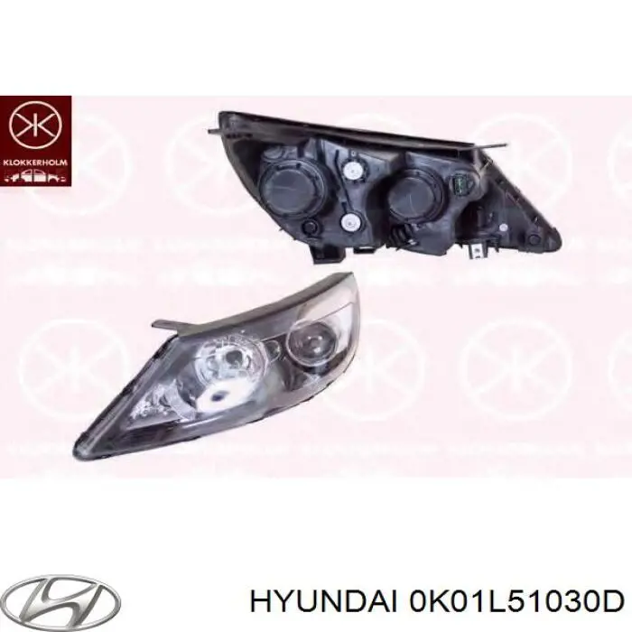 Правая блок фара Hyundai/Kia 0K01L51030C цена, от 84.75 USD