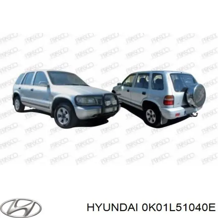 0K01L51040E Hyundai/Kia фара левая
