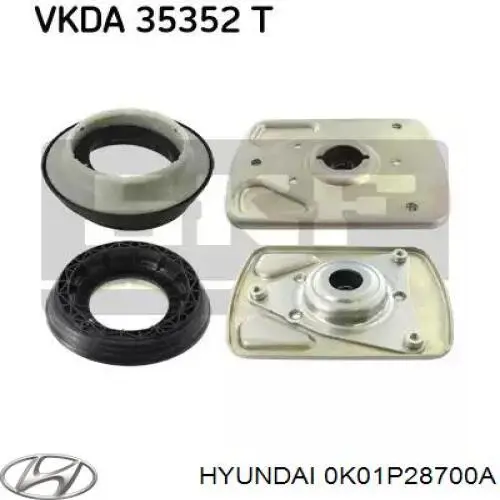 Купить 0K01P28700A Hyundai/Kia Амортизатор задней подвески