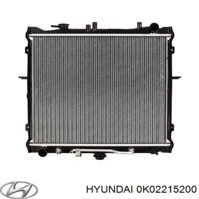 0K02215200 Hyundai/Kia радиатор