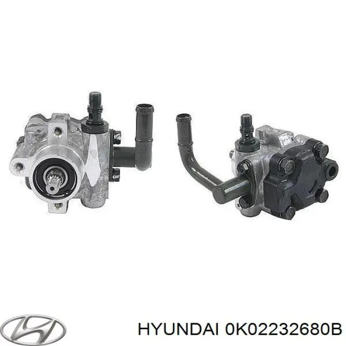 Насос ГУР 0K02232680B Hyundai/Kia