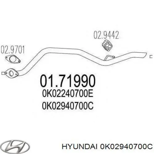  0K02940700C Hyundai/Kia