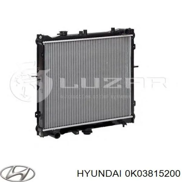0K03815200 Hyundai/Kia Радиатор основной