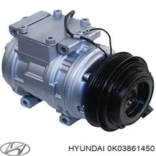 Компрессор кондиционера 0K03861450 Hyundai/Kia